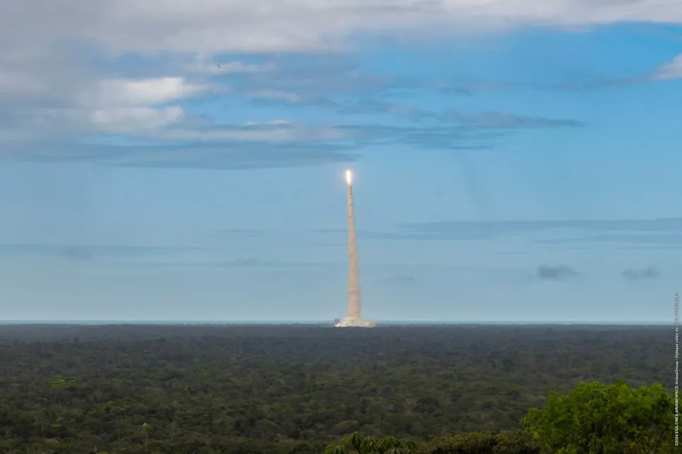 Europe's New Ariane 6 Rocket Powers into Space